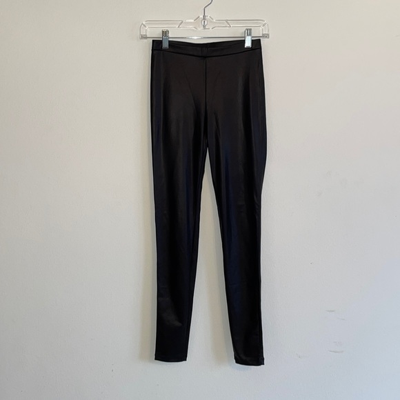 Pants - Faux Leather Leggings